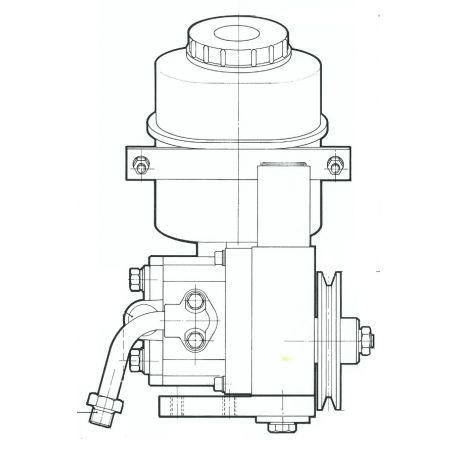 TRASMISSIONE CON TIRO A CINGHIA PER IDROGUIDA