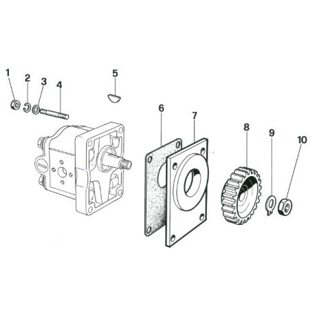 GIUNTO TRASCINAMENTO POMPA SAME Corsaro/saturno